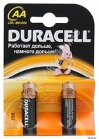 Батарейки DURACELL LR6 2/бл/40