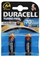 Батарейки DURACELL Turbo LR6-2BL-2, 2 шт AA