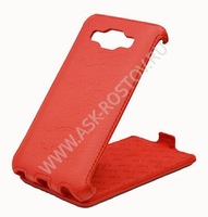 Чехол-флип кожаный Armor Case для Samsung Galaxy A 5 красный