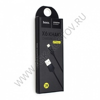 USB дата-кабель HOCO 1м micro X6