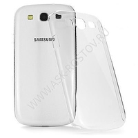 Cиликоновая ультратонкая накладка на телефон для Samsung S3/i9300