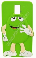 Cиликоновая накладка на телефон для Samsung S 5 Конфетка зеленая