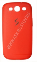 Cиликоновая накладка для Samsung Galaxy S3 красная