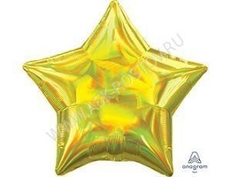 Шар (18''/43 см) Звезда, Переливы Yellow