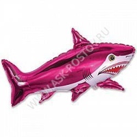Шар (40''/102 см) Фигура, Страшная акула, Фуше