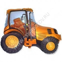 Шар (38''/97 см) Фигура, Трактор, Оранжевый