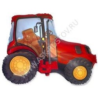 Шар (38''/97 см) Фигура, Трактор, Красный