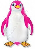 Шар (14''/36 см) Мини-фигура, Счастливый пингвин, Фуше