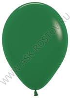 Шар (12''/30 см) Темно-зеленый, пастель, 100 шт.