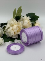 Лента атласная (1,0 см*22,85 м) Сиреневый, 1 шт.