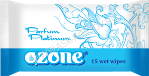 Влажные салфетки Озон с ароматом элитных парфюмов Platinum, 15 шт./100