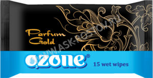 Влажные салфетки Озон с ароматом элитных парфюмов Gold, 15 шт./100